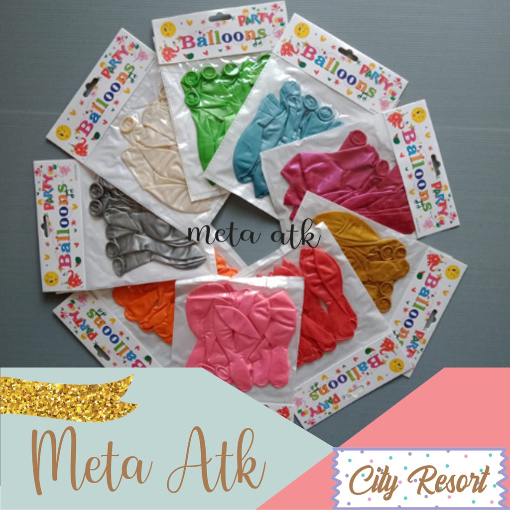 Balon Polos / Balon Latex Isi 10pc