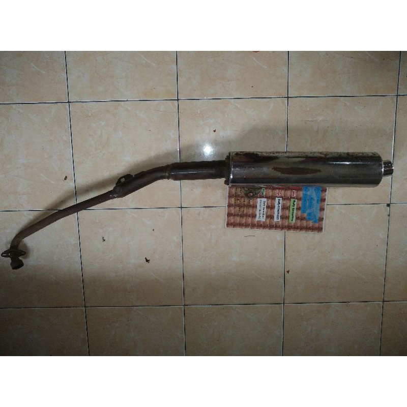 knalpot honda supra x new batman standar ori HONDA mines leher kw