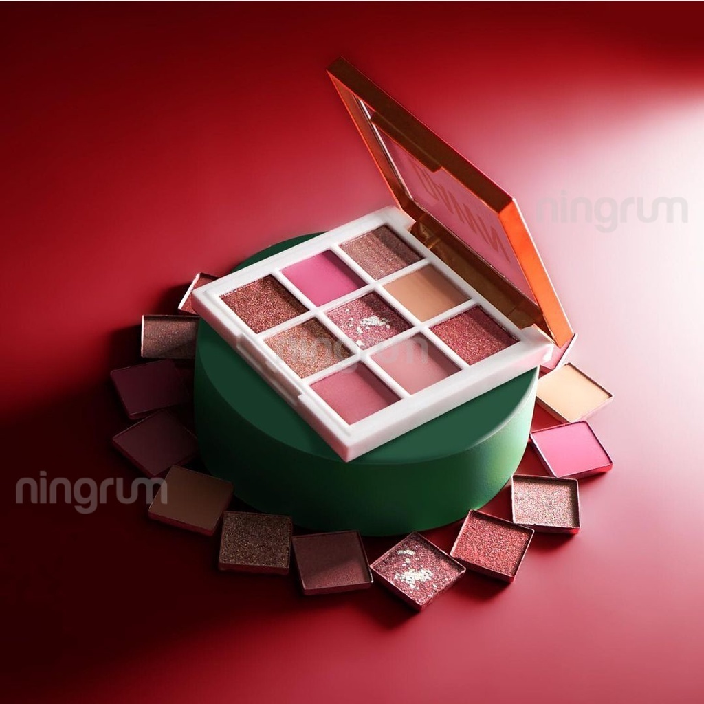 Ningrum - Implora New Eyeshadow Palette Implora Eyeshadow Palette 9 Looks 100 Ori BPOM - 5107