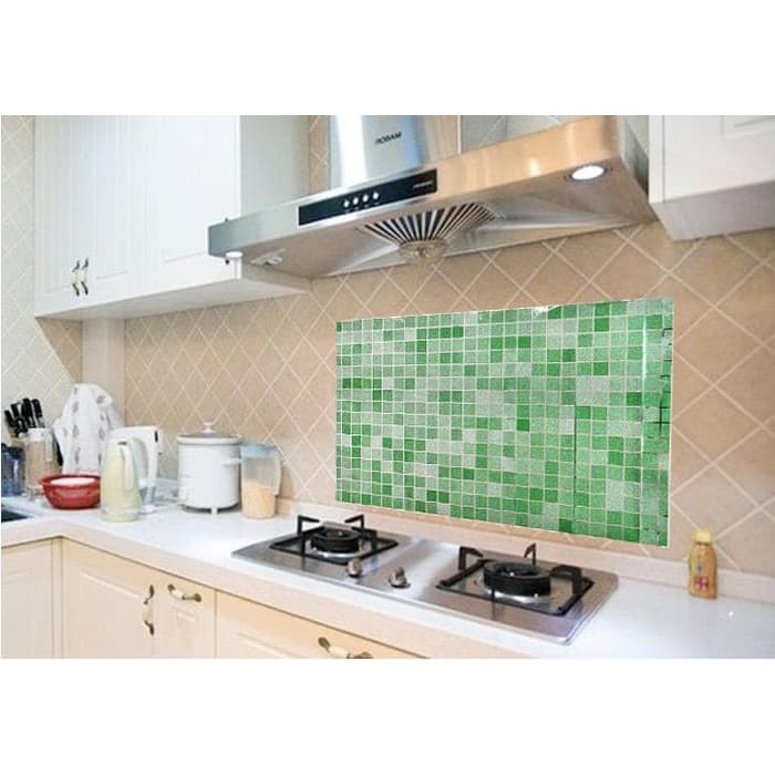 Wall Stiker DAPUR  motif MOSAIK Anti Minyak 45 x 70 cm 