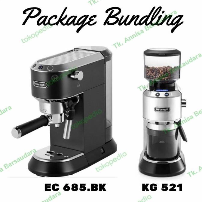 Delonghi Ec685.Bk Kg521 Mesin Kopi Espresso Capucino Latte Grinder Gororo233