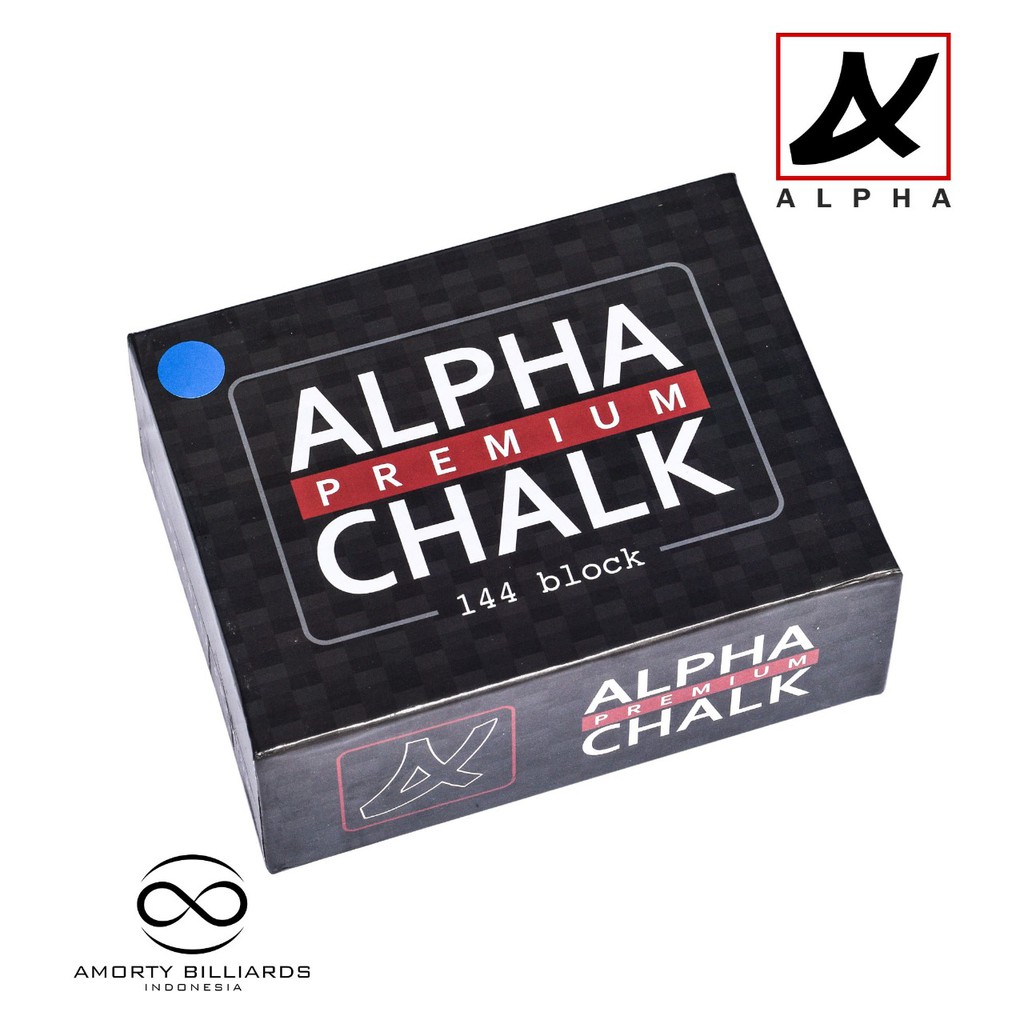 ALPHA CHALK BIRU (144 PCS)