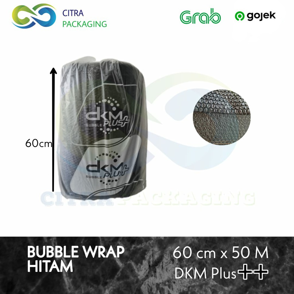

BUBBLE WRAP HITAM BENING UKURAN 60cm x 50m