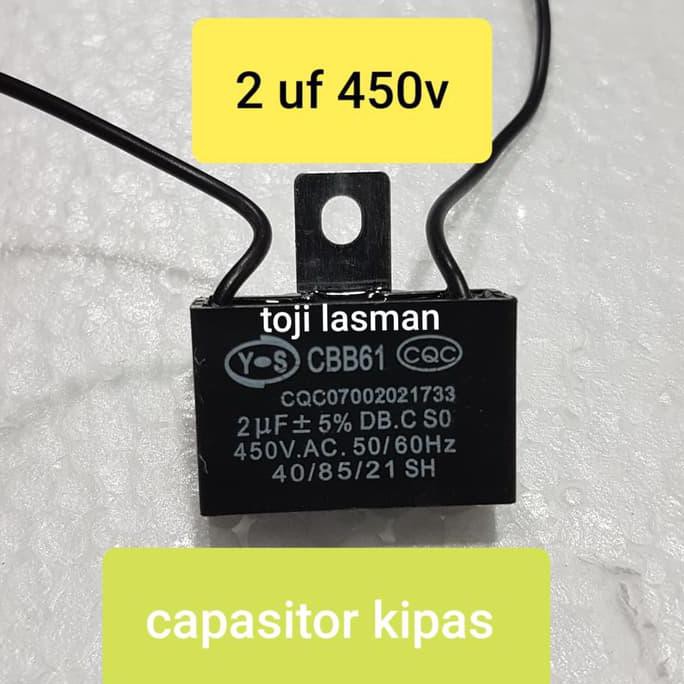 2Uf 2 Uf 400V 450V 400 450V Kapasitor Kipas Sekai Regensi Baling Besi Tojila39 Diminati Banget