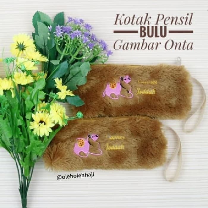 

OLEH OLEH HAJI UMROH KOTAK TEMPAT PENSIL PENCIL CASE BULU GAMBAR D51