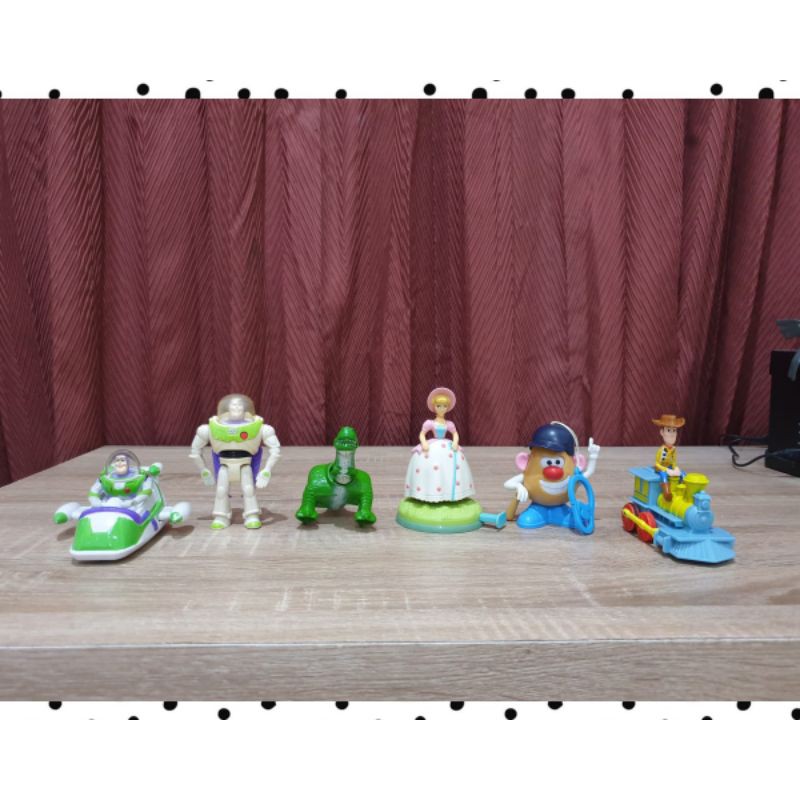 Happy Meal Chaki Meal Toy Story 1995 Vintage Hadiah Happy Meals Mcdonalds Mainan Mcd