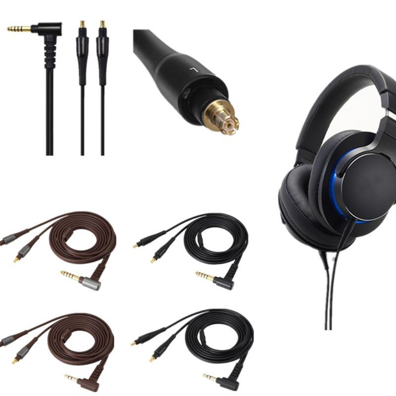 Cre Kabel Headphone Pengganti 3.5mm / 4.4mm A2Dc Untuk Ath-Sr9 Es770H Es750 Esw950 Esw990H Adx5000 Msr7B