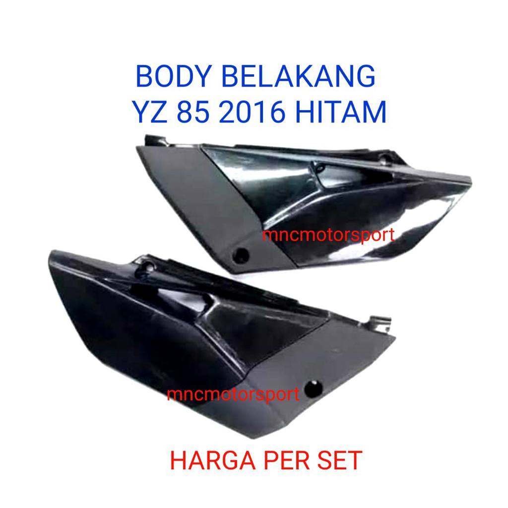 BODY BELAKANG SAYAP SAMPING YZ 85 NEW 2016 HITAM