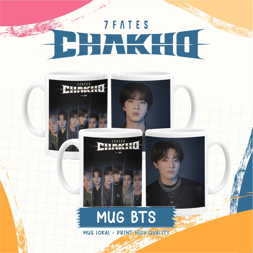 [ BTS ] GELAS BTS / MUG DIGITAL PRINTING BTS - MERCHANDISE BTS / BTS CHAKHO / MERCHANDISE KPOP