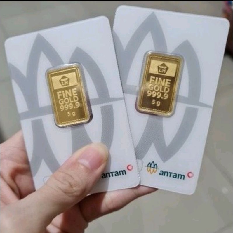LM Antam emas 5 gram emas  murni 24 karat
