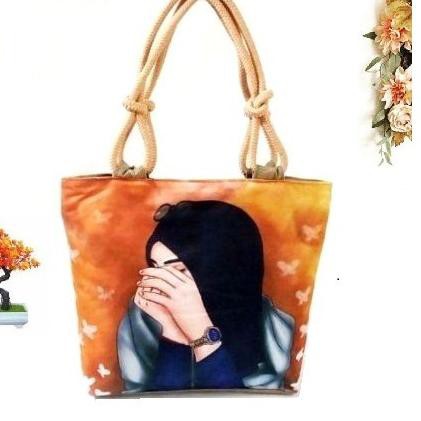 Flash Sale Tas Tote Muslimah Tas Tali Sumbu