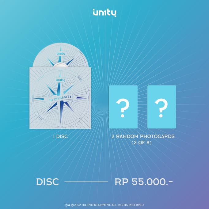 IN DIVERSITY DISC - UN1TY 1st Physical Album BERKAH