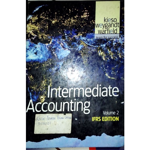 

INTERMEDIATE ACCOUNTING VOLUME 2 IFRS EDITION
