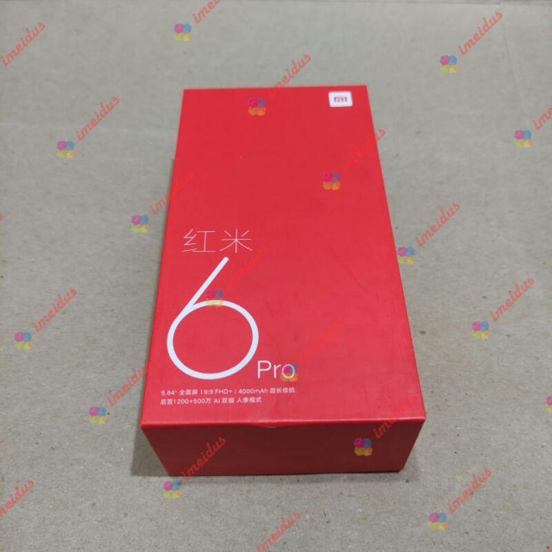 

Dus Box Kotak Xiaomi Redmi 6 Pro