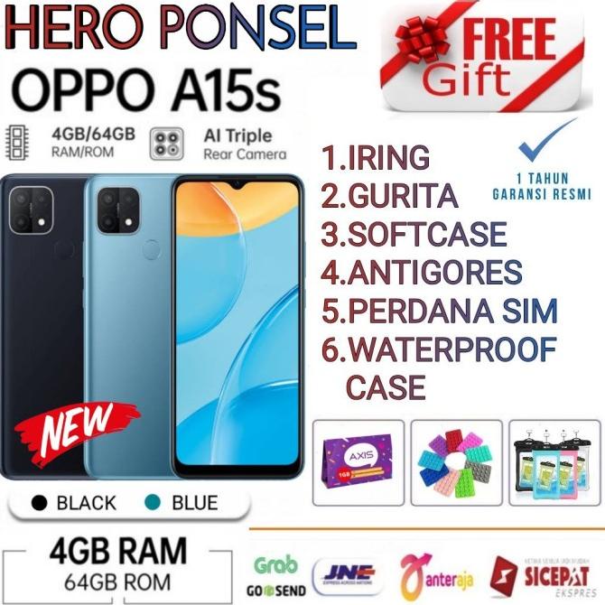 OPPO A15S RAM 4/64 GB GARANSI RESMI OPPO INDONESIA