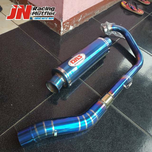 Knalpot racing DBS full bluemoon vixion sonic fu cb cbr dll