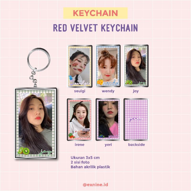 KEYCHAIN RED VELVET