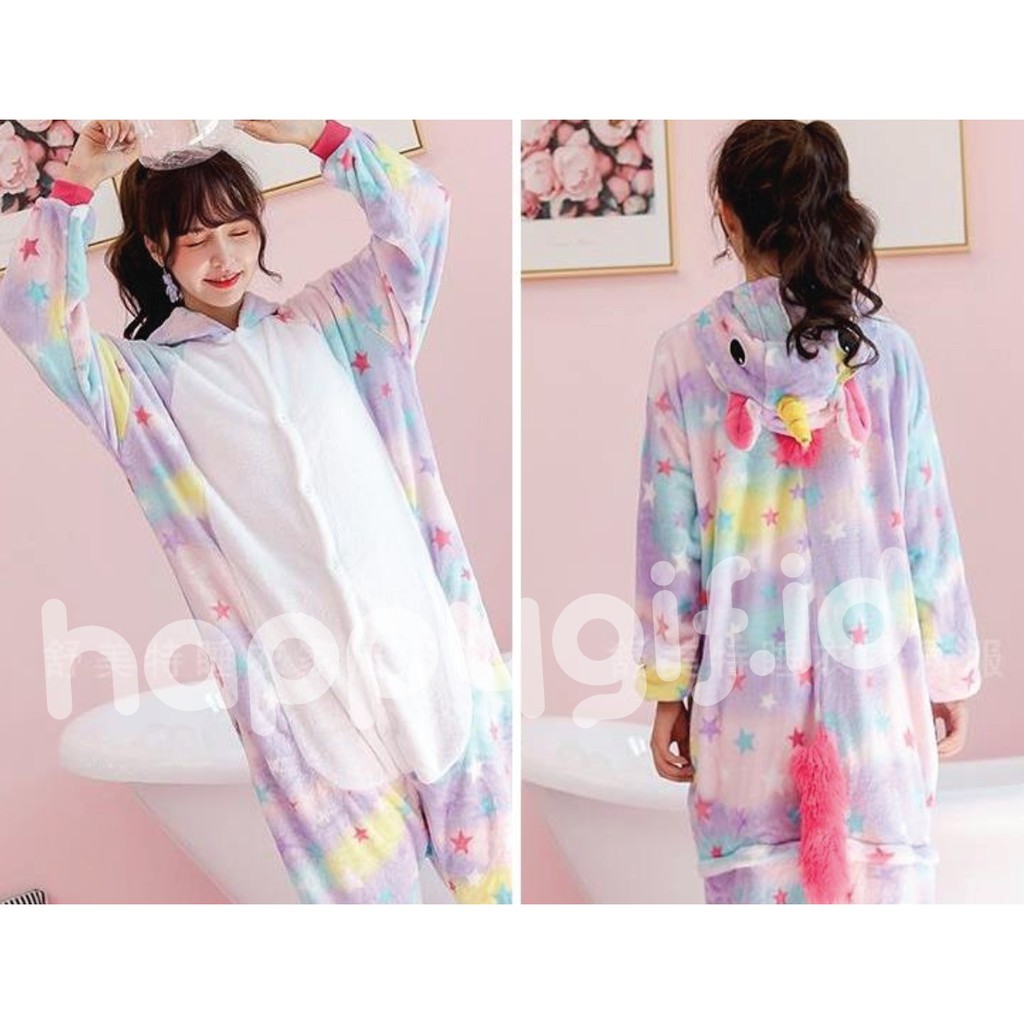 BAJU KOSTUM ONESIE KIGURUMI PIYAMA UNICORN DEWASA-1
