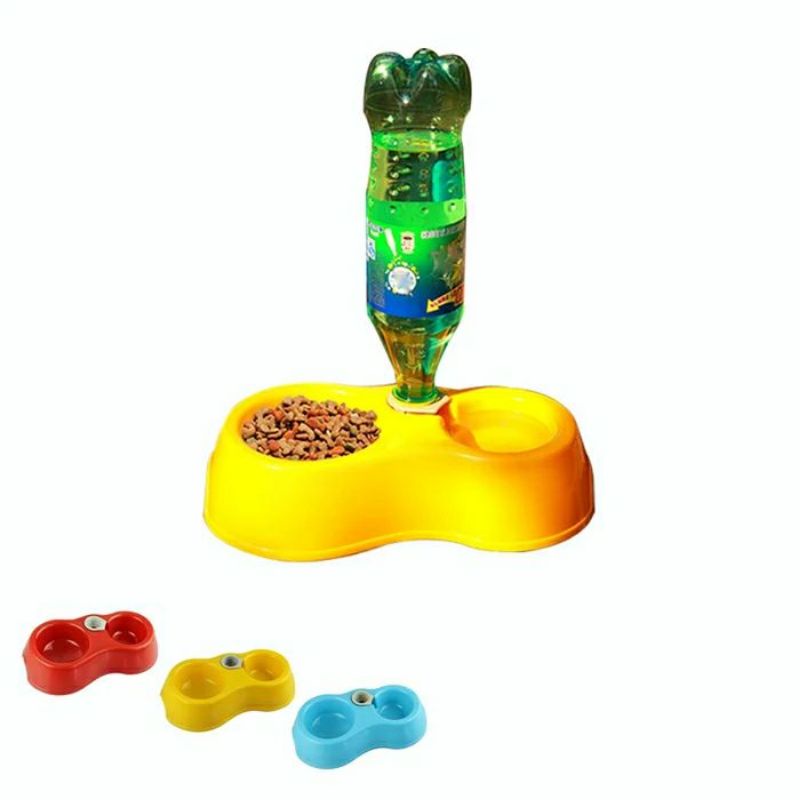 Tempat Makan kucing Anjing Otomatis 2in1 petbowl mangkok kucing anjing