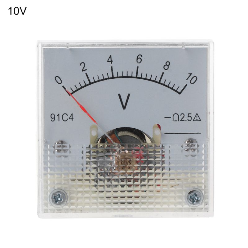 Gro Untuk DC Voltmeter Analog Panel Voltage Meter Dial Mekanik Tipe Voltage Panel M