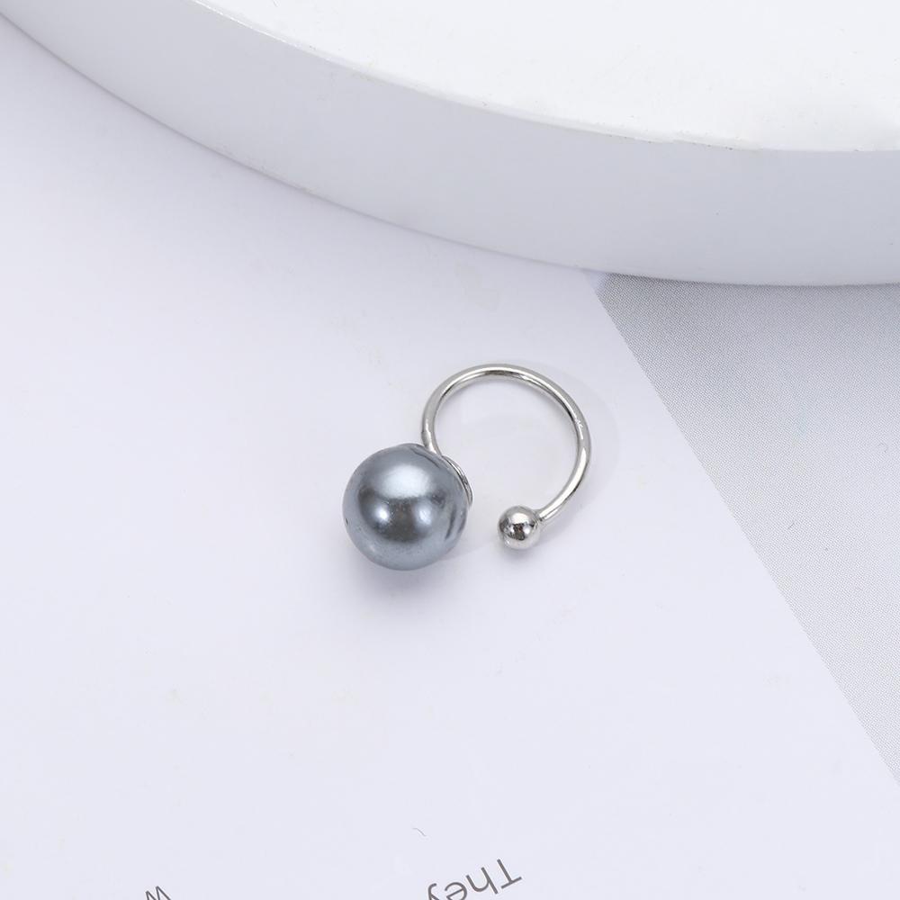 Manset Telinga Zirkon Nanas 6mm 4mm Pesta Wanita Pria Anting Non Piercing