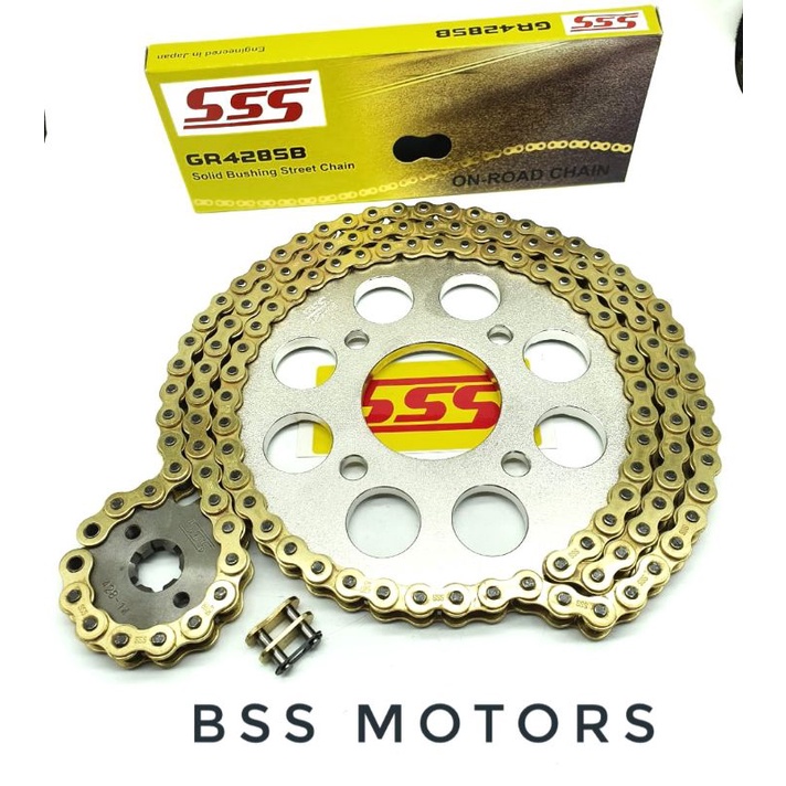 Gir Set SSS 428 Suzuki Satria , Satria lama , Satria Fu 150 new, Satria Fu Facelist, Satria Fu New G