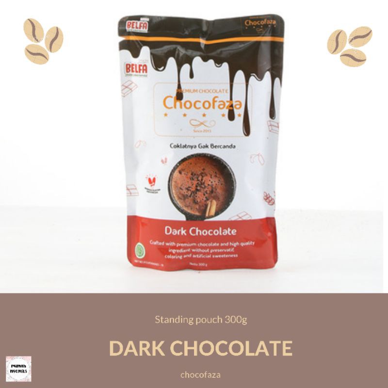 

Dark Chocolate Chocofaza 300gr Minuman Coklat Premium Kekinian Sehat Halal