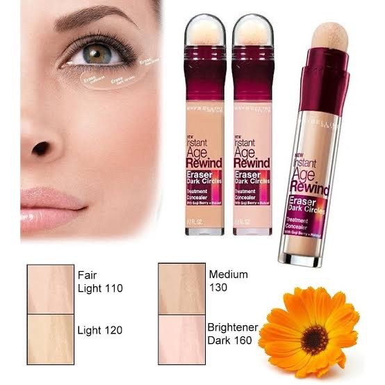 Maybelline Instant Age Rewind Treatment Concealer Make Up (Untuk Menghapus Lingkaran Hitam Mata)