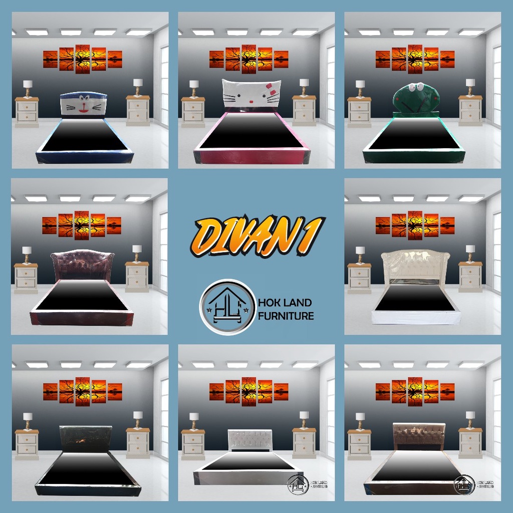 DIPAN DIVAN SANDARAN TEMPAT TIDUR / Divan sandaran tempat tidur minimalis