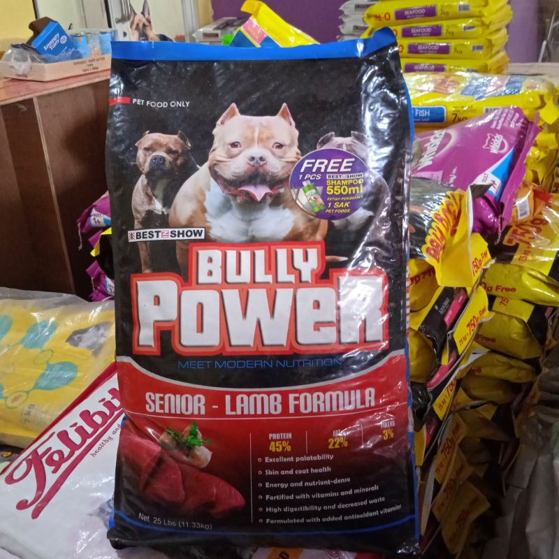 Bully power dogfood Senior rasa Lamb 11,33kg