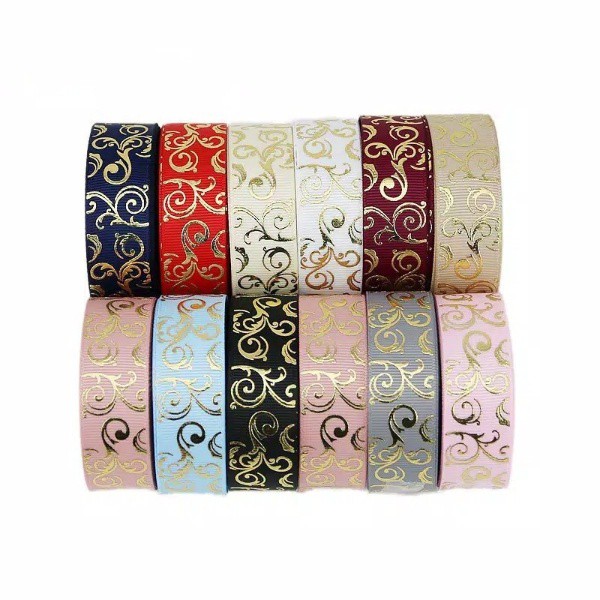 

Gold Gilded Filigree Ribbon Pita Kado Ukiran Emas