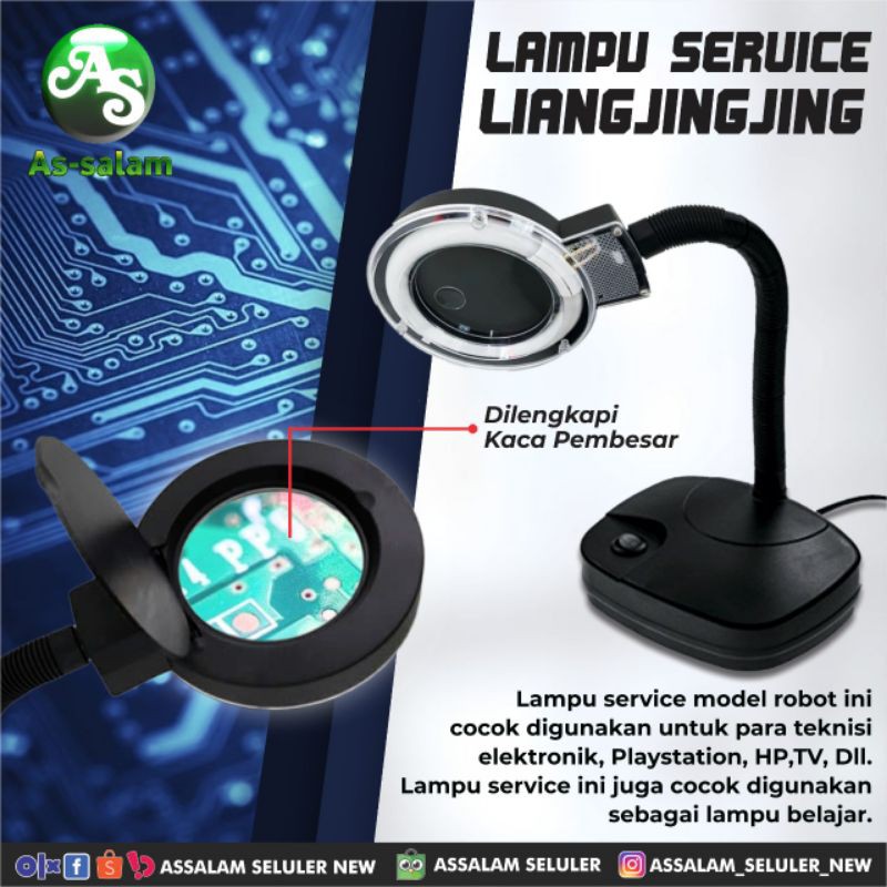 Lampu Servis Liang Jingjing 139 / Lampu Servis Angsa