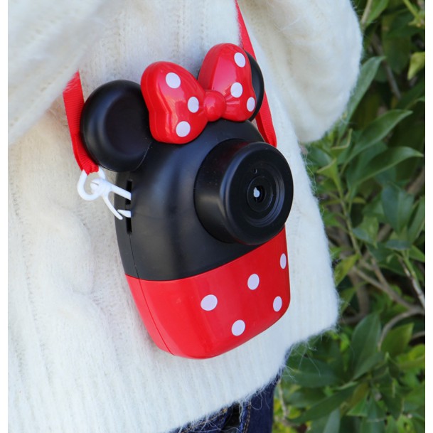 Camera Mickey Minnie Box Bubblegun Camera Mainan Pistol Gelembung Bubble gun