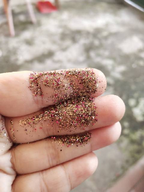 Glitter Gold mix colour 50gr