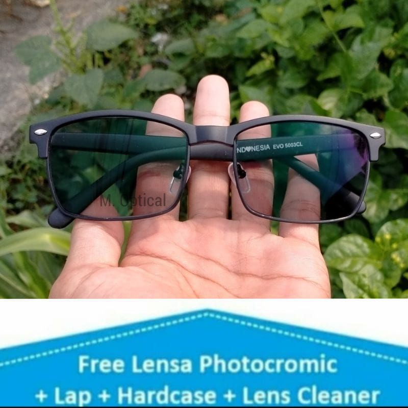 KACAMATA SPORT PHOTOCROMIC KACAMATA PRIA MINUS ANTIRADIASI KACAMATA MINUS PRIA