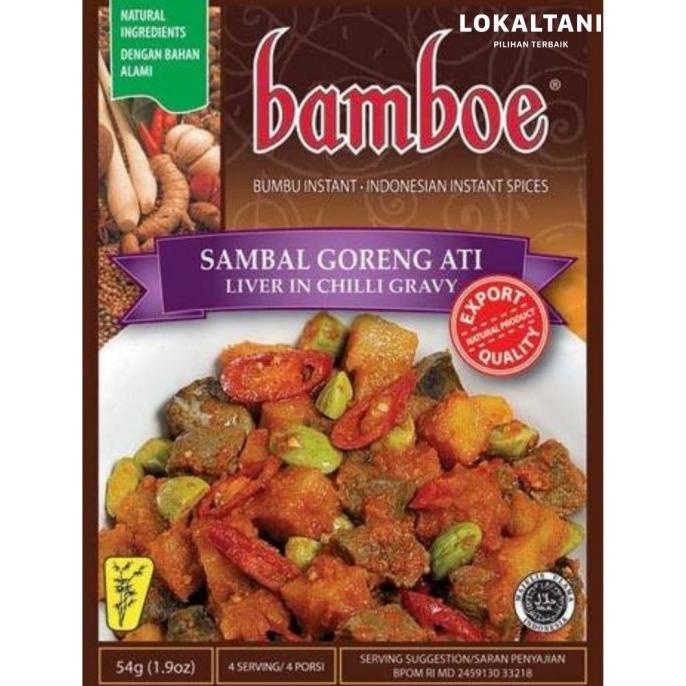 

Bumbu Sambal Goreng Ati instant Bamboe 54 Gram