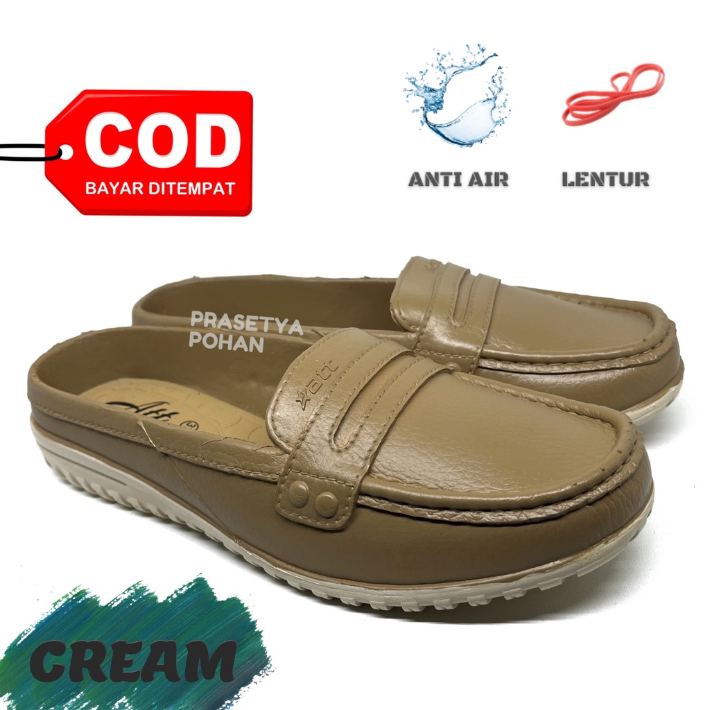 Sepatu Karet Wanita Anti Air dan Awet - Sepatu Slop Wanita - Slip On Wanita