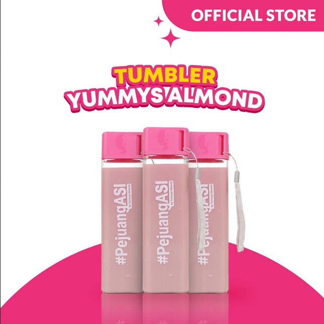 PRODUK SAMPLE YUMMYS ALMOND/ TUMBLER/ SUSU ALMONDE/SUSU ALMOM