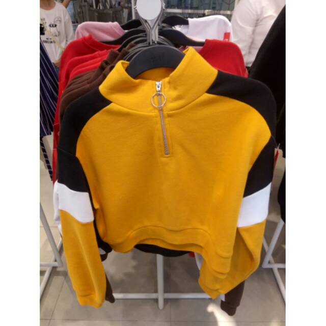 harga hoodie crop h&m