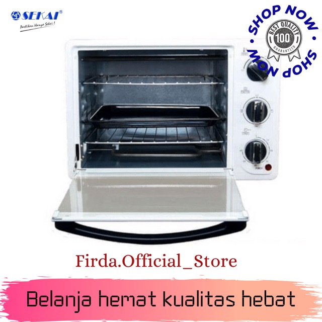 Sekai OVEN Listrik 180 Oven LOW WAT (ORI 100%) GARANSI RESMI