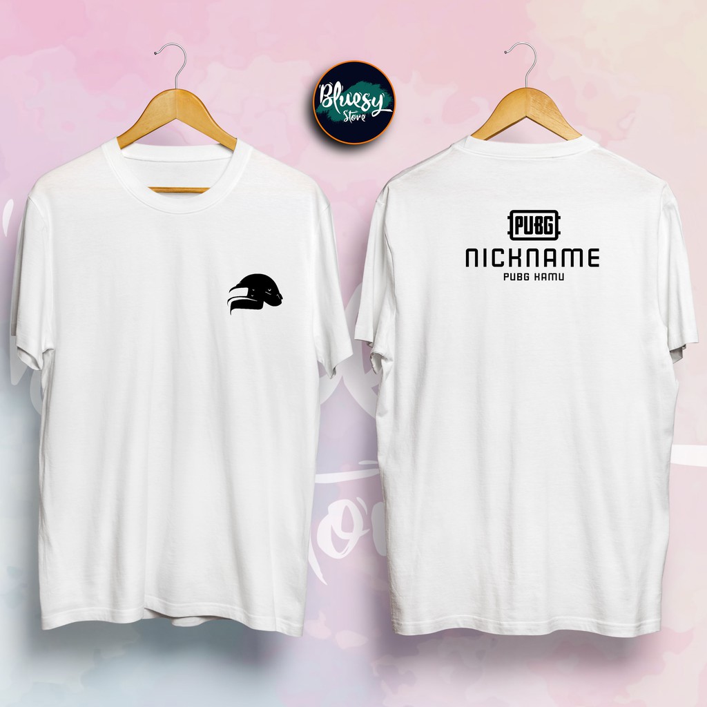 Baju Kaos PUBG / PUBG Mobile NICKNAME ID NAME Request Kaos E-Sports