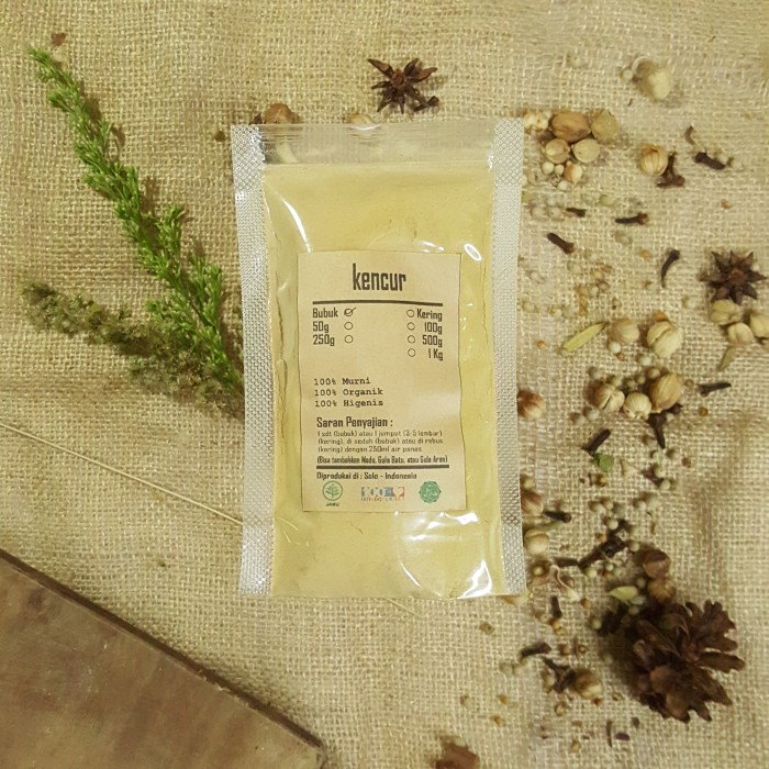 

KENCUR BUBUK 100 GR / Kaempferia Galanga / MURNI / JSR