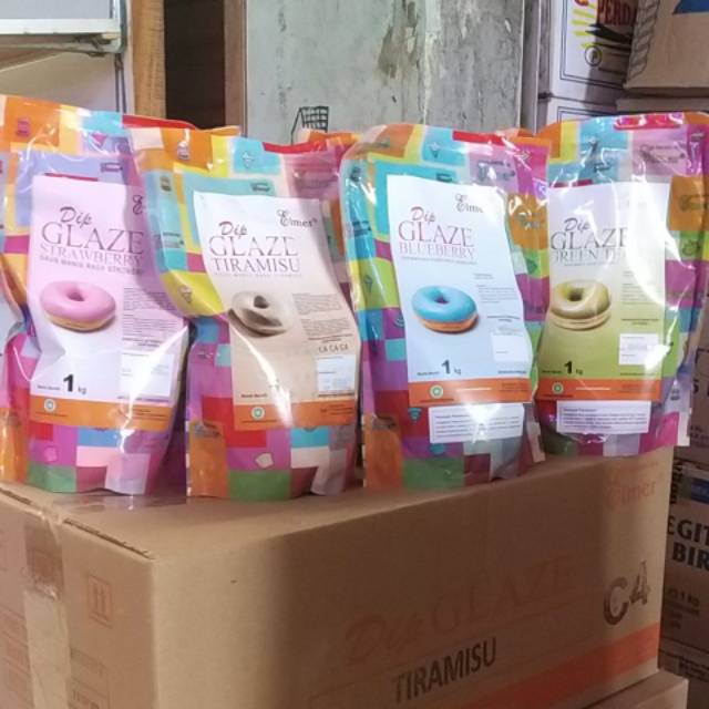 

Toping Donat Selai Kemasan Dip Glaze Elmer All Variant Terlengkap / Celupan donat 250gr