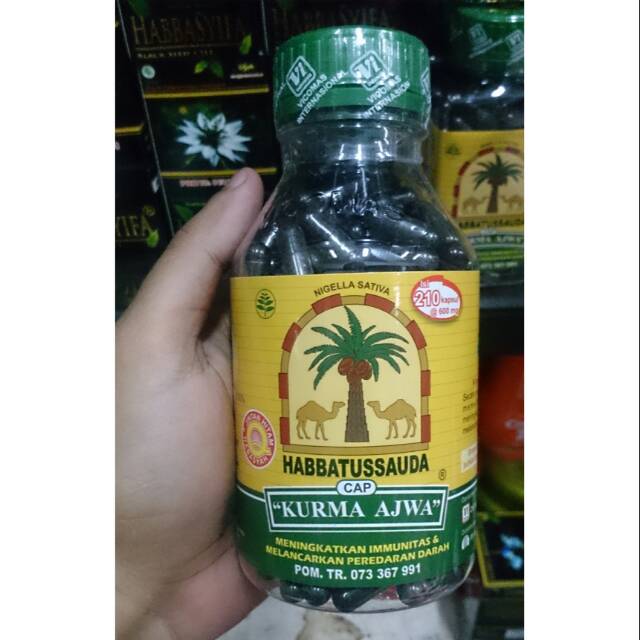 

Jinten Hitam Bubuk Cap Kurma Ajwa