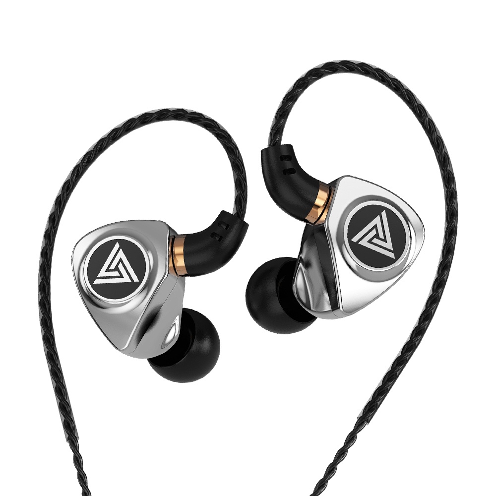Qkz Sk10 Headset In-Ear Hifi Dynamic Noise Canceling Dengan Mikrofon Untuk Olahraga