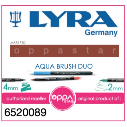 

Brush Pen Lyra Aqua Brush Duo Pen Mars Red 6520089