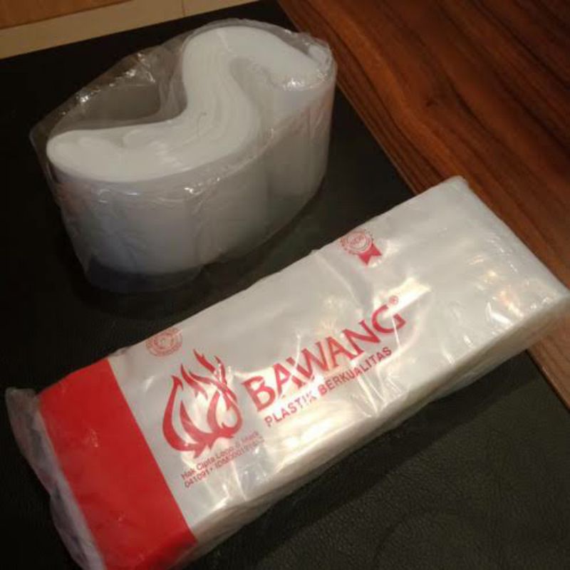 BAWANG Plastik PP Roll Uk 12 cm Isi 500gr