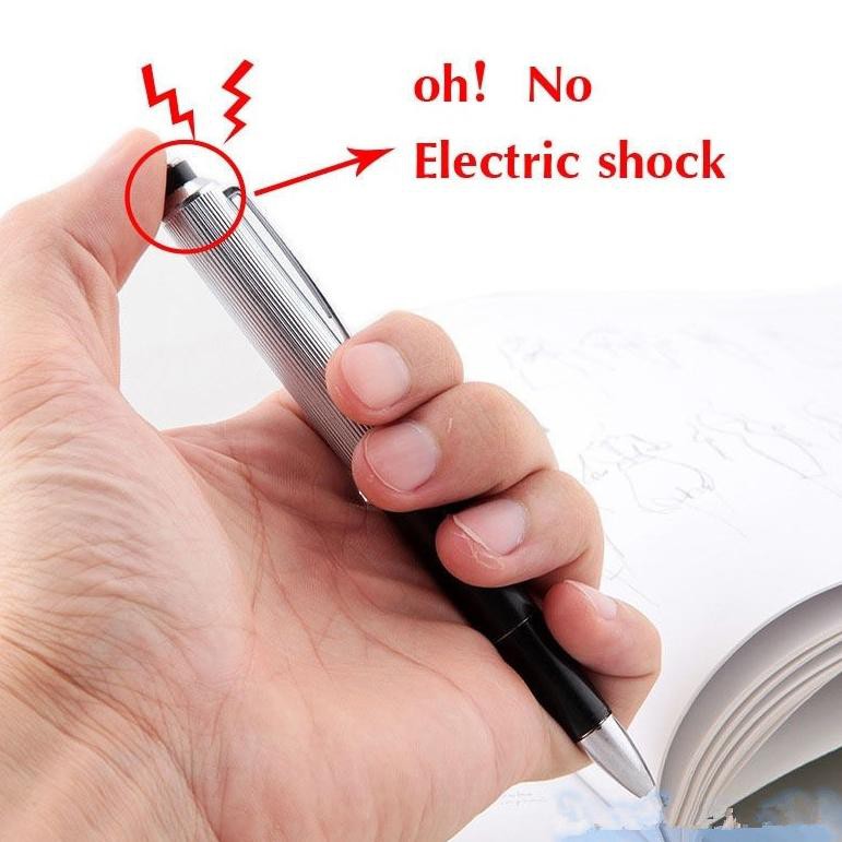 

[KODE CX4668] Pen Kejut Listrik Mainan Jebakan Usil Pena Pulpen