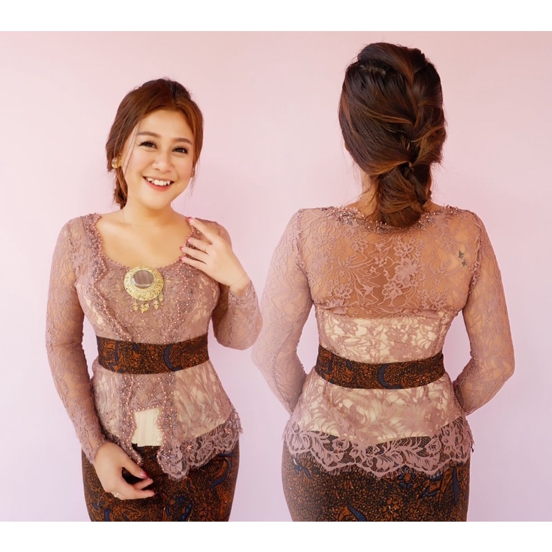 Kebaya jadi payet mutiara