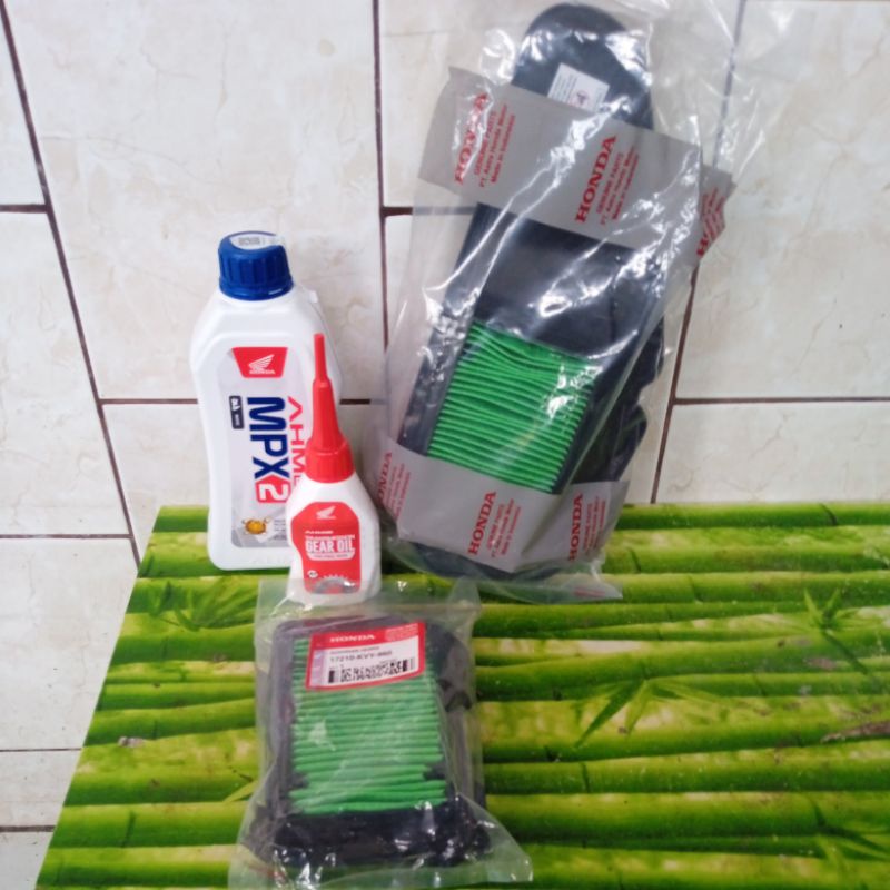 CAFEAYLIA PAKET OLI MPX2 AHM MOTOR MATIC BEAT SCOOPY KARBU OLD